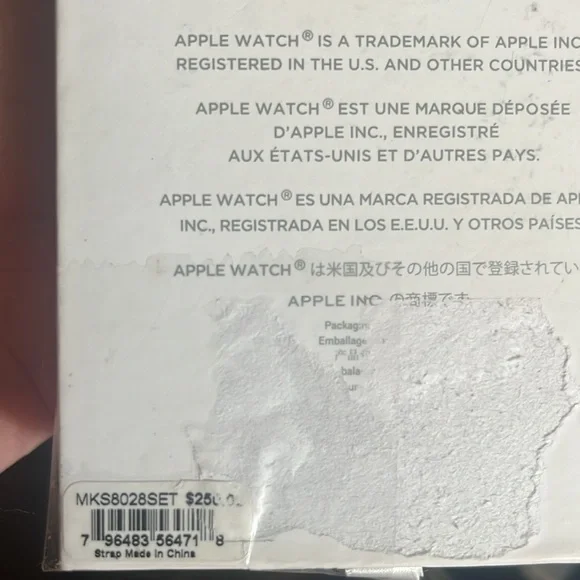 Michael Kors Pavé Rose Gold-Tone and Logo Strap for Apple Watch® Gift Set NWT - Picture 10 of 11